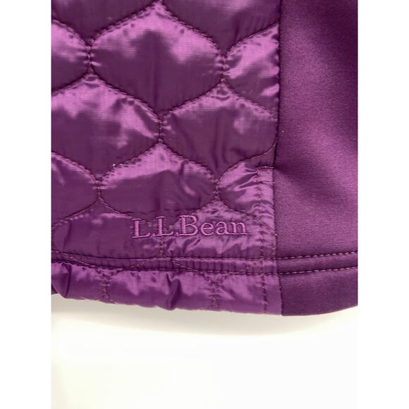 L.L. Bean Purple Quilted Full Zip Polyester Puffer Vest Jacket Size S - Picture 2 of 6